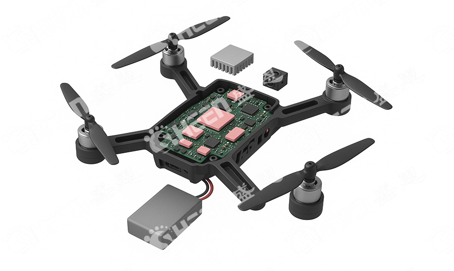 无人机散热核心：导热凝胶的应用详解与参数选择指南