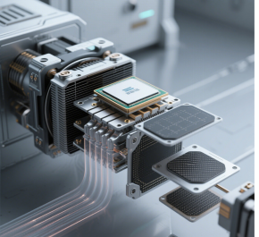 智驾高算力芯片散热系统爆炸图