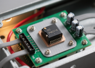 无硅导热垫片在PDU内部贴合图