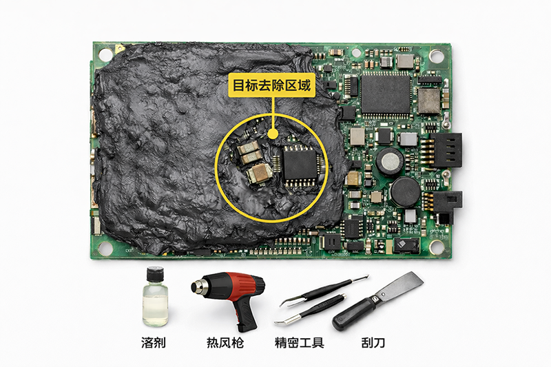 如何去除导热灌封胶