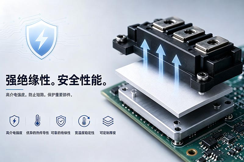 高介电强度氮化硼垫片：为高压电子设备构筑安全绝缘屏障