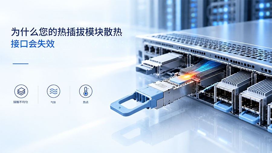 热插拔模块热界面材料为何频频失效？四个信号与选型对策