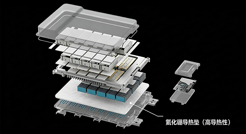 氮化硼导热垫片在新能源汽车中应用 氮化硼导热垫片在新能源汽车中应用