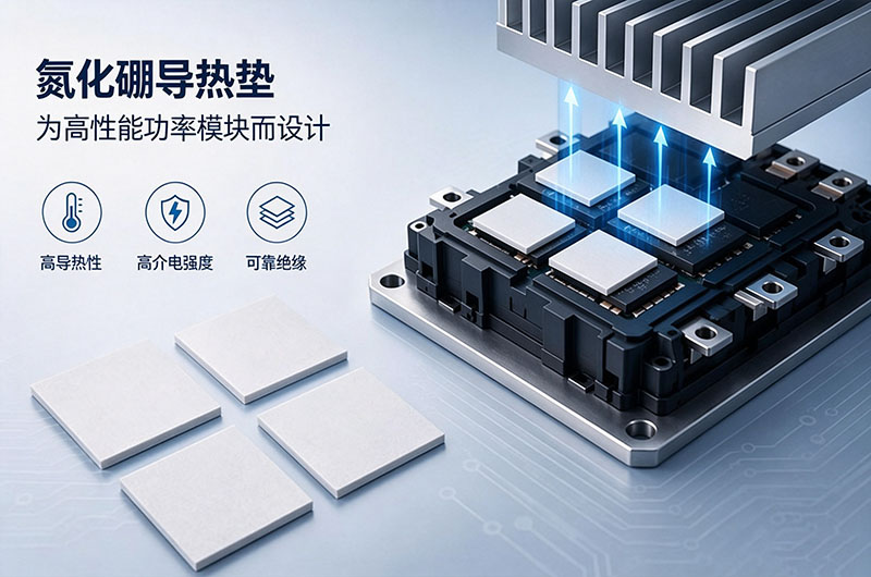 氮化硼导热垫片应用于高性能功率模块 氮化硼导热垫片应用于高性能功率模块