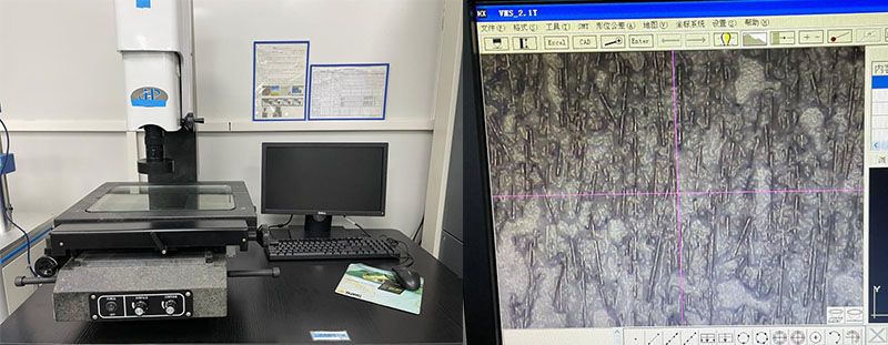 垂直取向碳纤维导热垫分子排列