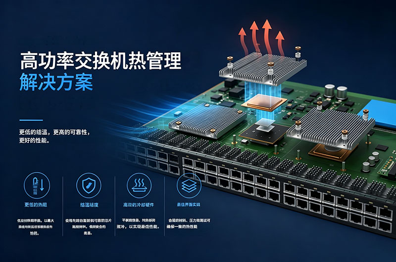 高功率交换机热管理解决方案