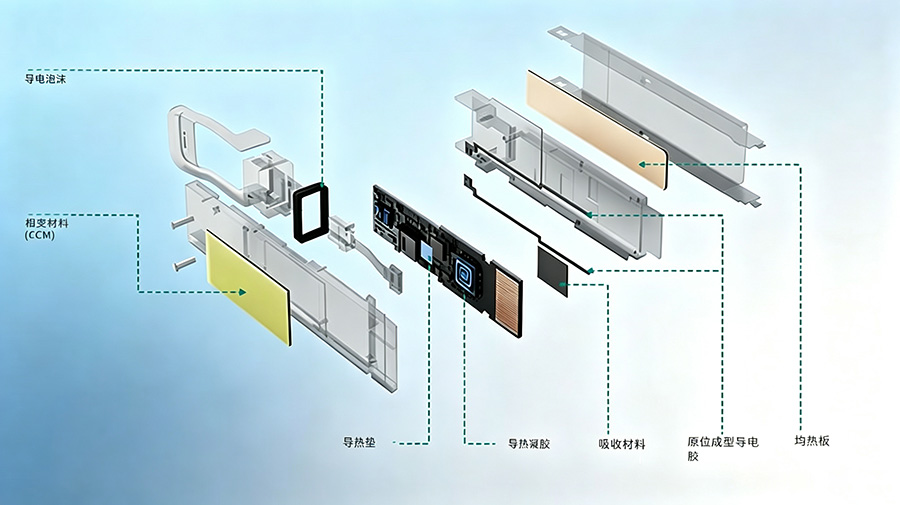 热插拔模块选热界面材料应用方案
